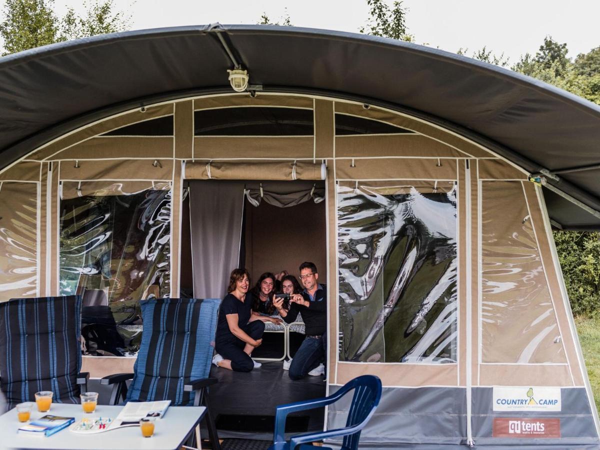 Nice Tent Lodge On A Campsite, Bordering The Forest, Luxembourg At 27 Km Medernach Buitenkant foto